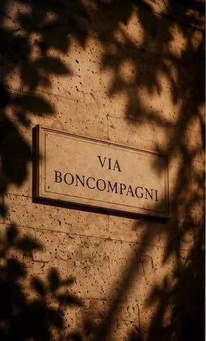 La targa di Via Boncompagni